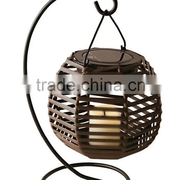 Decoration Antique Solar Lantern Rattan Lantern Light photo-4