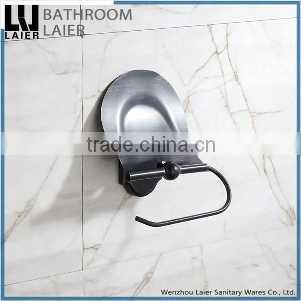 Customized From India Covered Zinc Alloy ORB Finishing Bathroom Accessories Wall Mounted Toilet Paper Holder photo-3