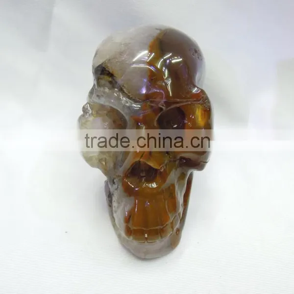 Carving Amethyst Skull With Geode in Price Sale, Amethyst for Sale Good for Art Collection photo-2