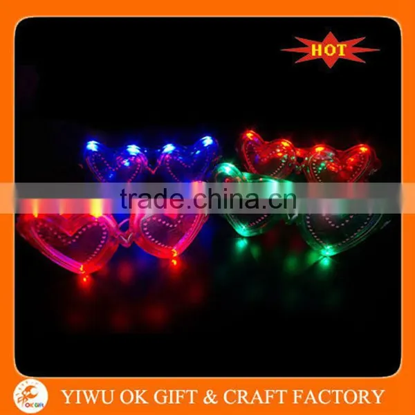 Plastic LED Flashing Light Up Crazy Glasses photo-2