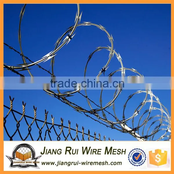 China High Quality Hot Dipped Galvanized Concertina Razor Barbed Wire photo-4