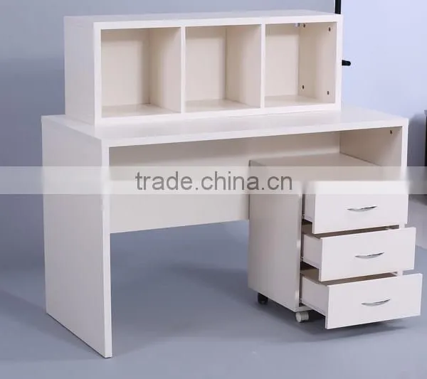 Computer Table With Bookcase And Drawers Cabinet Enjoyed By Many Clients photo-5