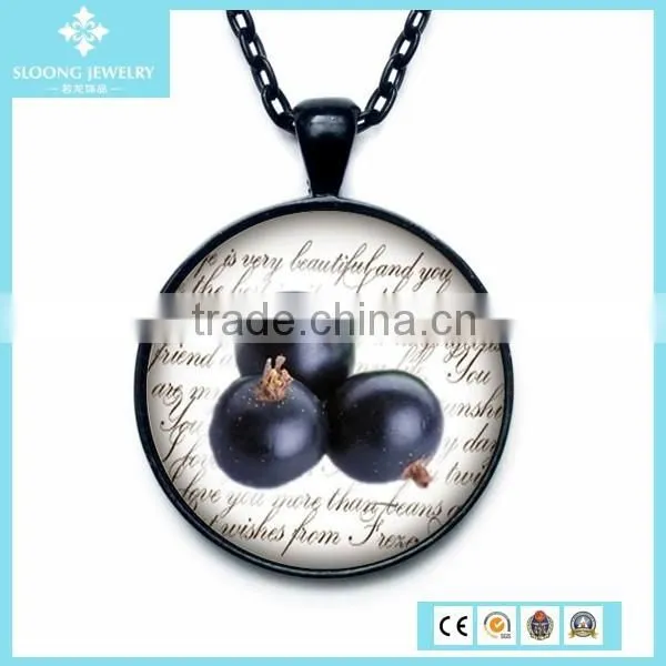 925 Wholesale Glass Silver Beautiful Flower Pendant Best Friend photo-2