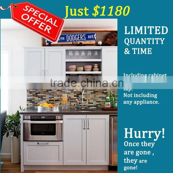 30% off Promotion Modular Solid Wood Kitchen Cabinet