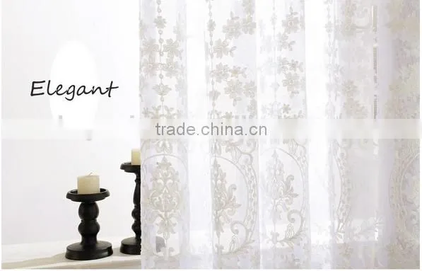 Luxury Wide Width Sheer Curtain Fabric Sheer Voile Fabric photo-4
