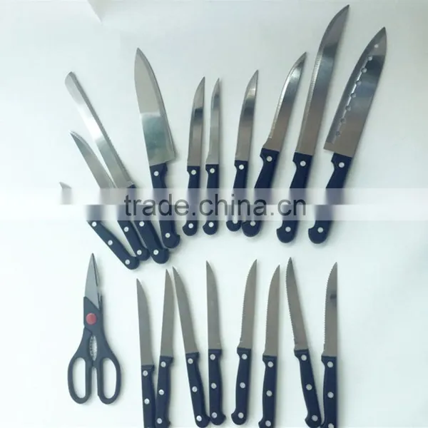 20 PCS Chinese Classic Royal Chef Stainless Steel Kitchen Knife Set photo-4