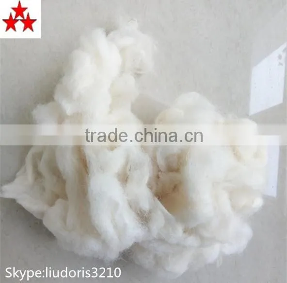 2016 Spring Bleached Wool Noils for Felt& Filled 27-28mic photo-3