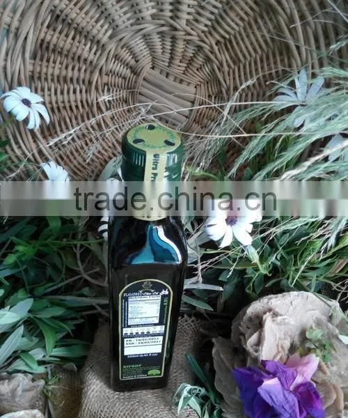 Flavored Olive Oil With Garlic. Premium Quality Olive Oil With ISO9001 Certification. Glass Bottle 250 Ml. photo-2