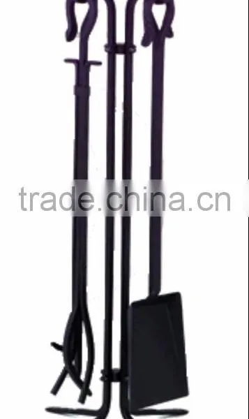 Wood fireplace tools