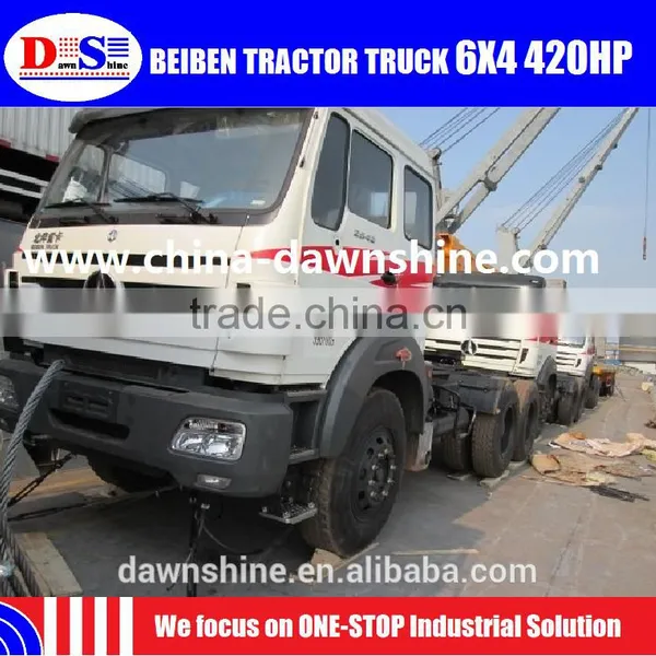 North Benz WEICHAI Engine 420hp 6x4 10wheels BEIBEN Tractor Truck photo-6