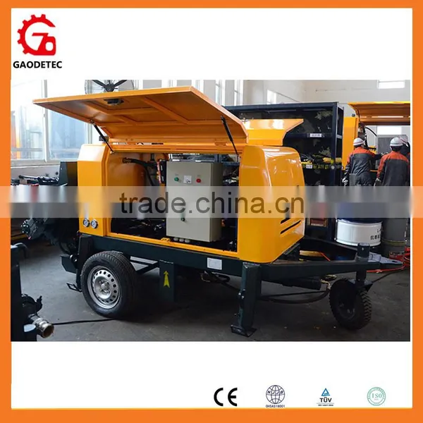China Mnaufactuer Mini Concrete Trailer Pumping for Sale photo-3