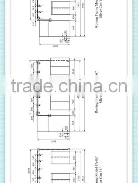 Last Technology FA467/FA468 Four Inverters Roving Frame Machine Made in China photo-3
