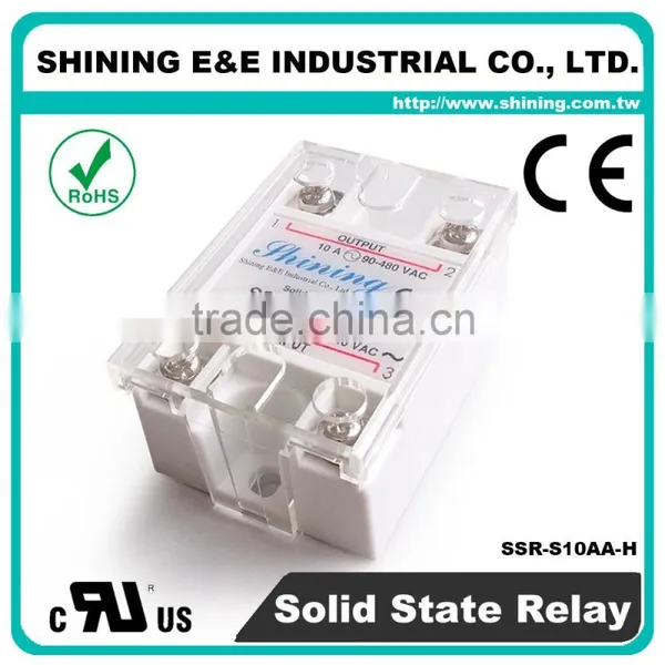 SSR-S10AA-H For Heater 10A 480V AC 380V SSR Solid State Relay photo-6