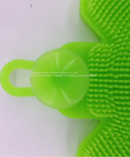 Flower Shape Silicone Scrubber for Face Bath photo-4