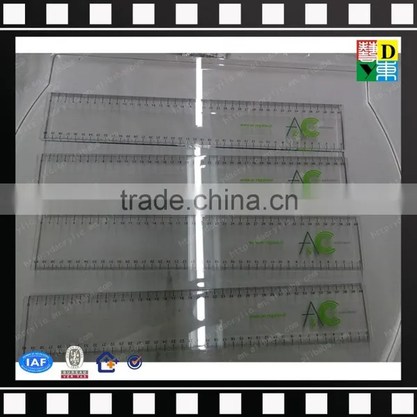 Wholesale Custom Printed Clear Acrylic Ruler From Shenzhen Factory photo-2