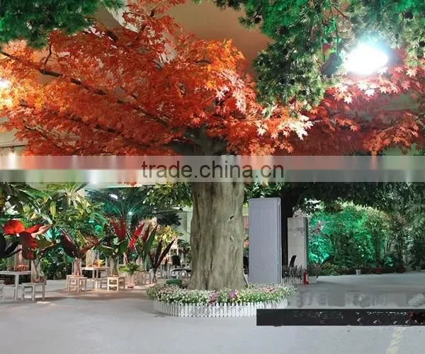 Indoor Decoration High Quailty Chinese Goods Wholesale Hot Sale Artificial Red Maple Tree photo-5
