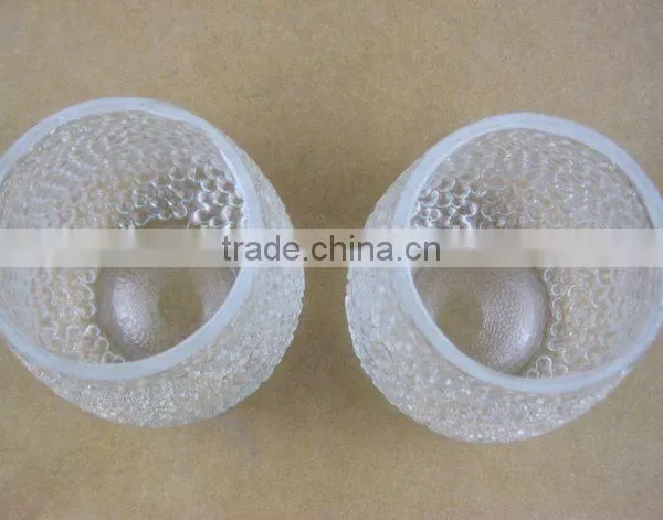 Pocking Mark Glass Candle Holder photo-2