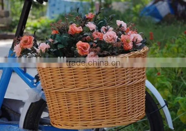 Wicker Hot Sale Shopping Bike Baskets photo-3