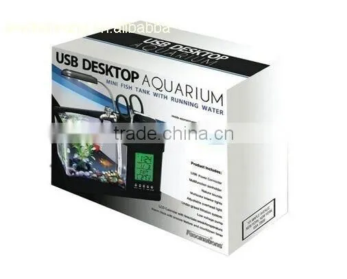 Plastic Fascinations USB Mini Desktop Fish Tank Aquarium photo-3