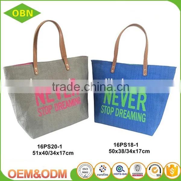Wholesale Cheap Canvas Tote Beach Bag for Women photo-5