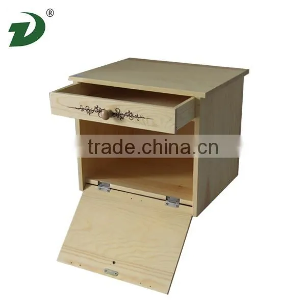 Wooden Storage Display Cabinet With Drawers Wooden Storage Cabinets With Wheels photo-5