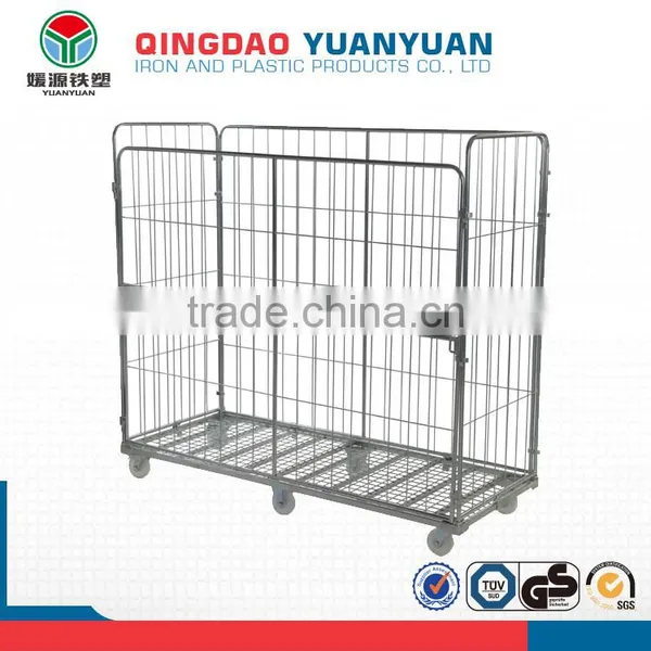 Stacking Security Logistics Container Pallet Trolley Super Jumbo Demountable Roll Pallet Roll Cage
