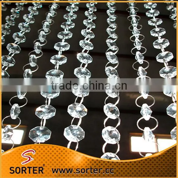 Clear Color Crystal Octagon Beads for Jewelry Decoration Fengshui photo-2