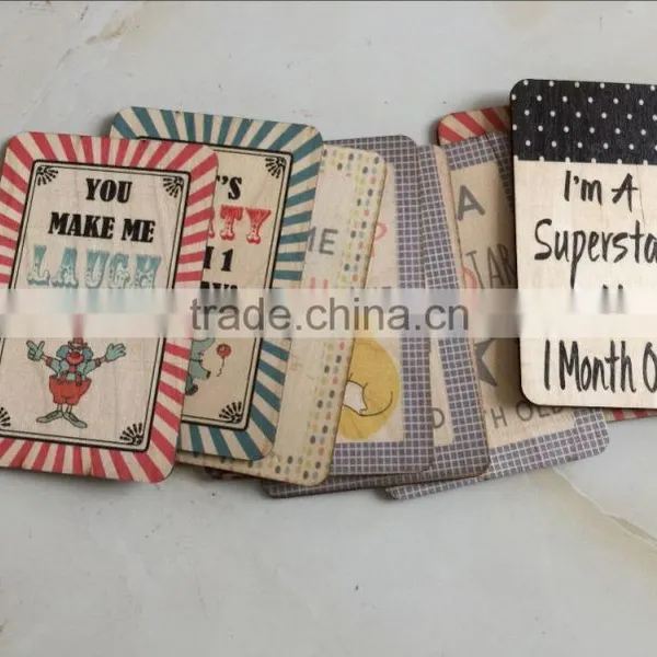 Customized Antique Wooden Card photo-2