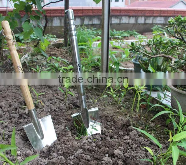 Wooden Handle Heated Stainless Steel Hand Potato Shovel photo-2