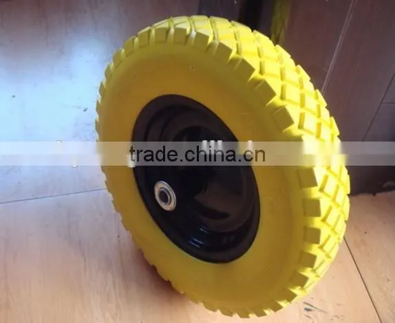 Flat Free Tire 4.00-8 pu Wheel photo-4