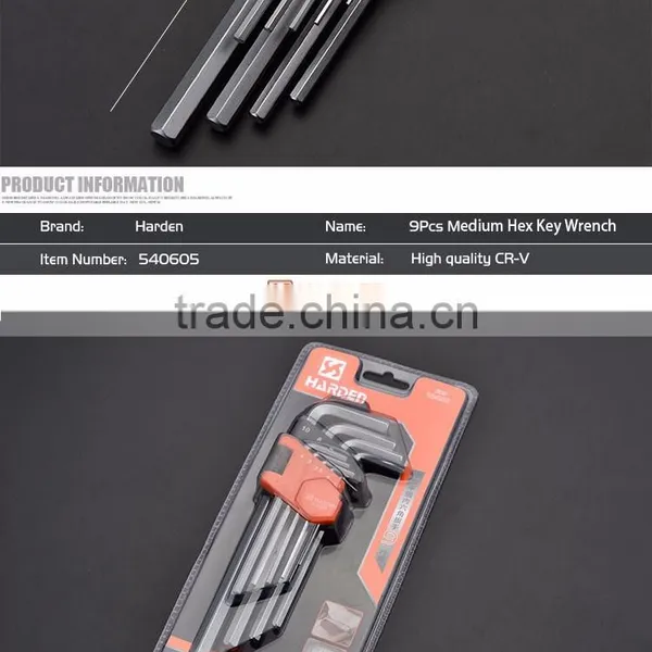 9PCS MEDIUM HEX KEY WRENCH photo-3