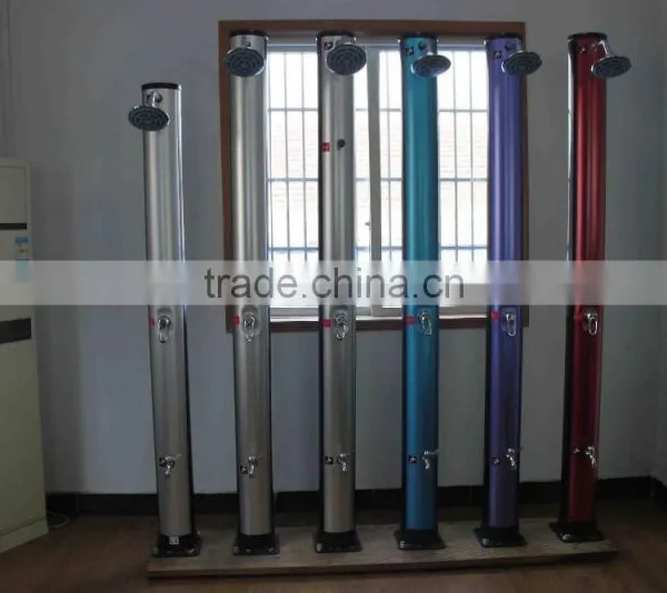 Wood Outdoor Solar Shower Faucet photo-5