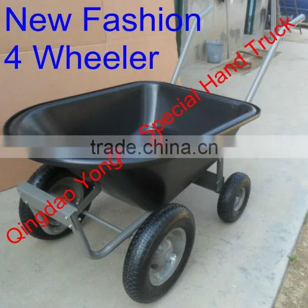 4 Wheeler Poly Tray Wheelbarrow photo-2