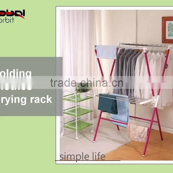 Folding Aluminum Clothes Drying Rack/space Saver Hanger photo-4
