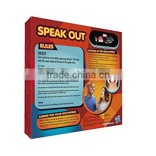 2016 Family Christmas Gifts Plastic Indoor Board Game Pieces Speak Out Game photo-3