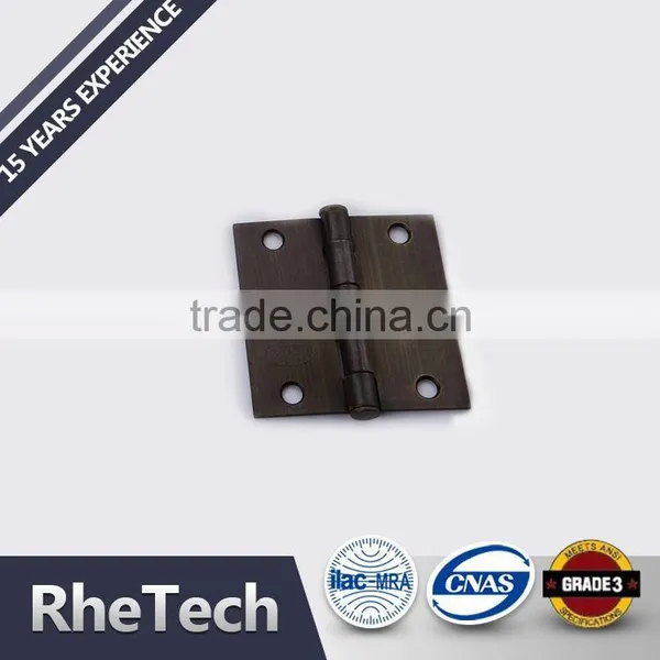 Satin Nickel 6 Holes Door Hinge With 1/4" Radio Corner photo-2