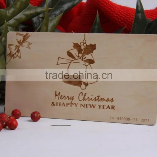 Wooden Christmas Greeting Card photo-3