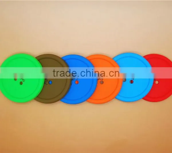 Trade Assurance Button Shape Design Coffee Cup Pad Tin Coaster photo-4