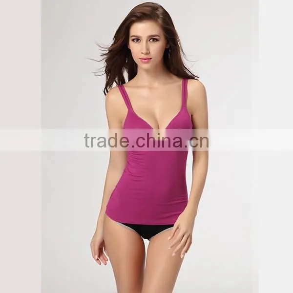 One-Piece No Rims With Chest Pad Deep V-neck Sexy Vest Harness photo-2