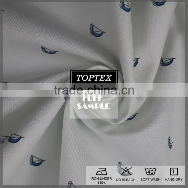 Printed Oxford/shirt Fabric photo-3