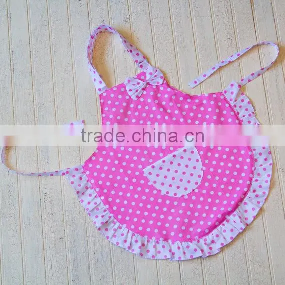 Princess Apron Kids Baby Girl Cotton Apron for You Little Lovely photo-2