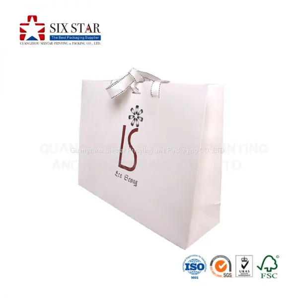 High-end Luxury Shopping Paper Bag With Customized Design and Logo photo-5