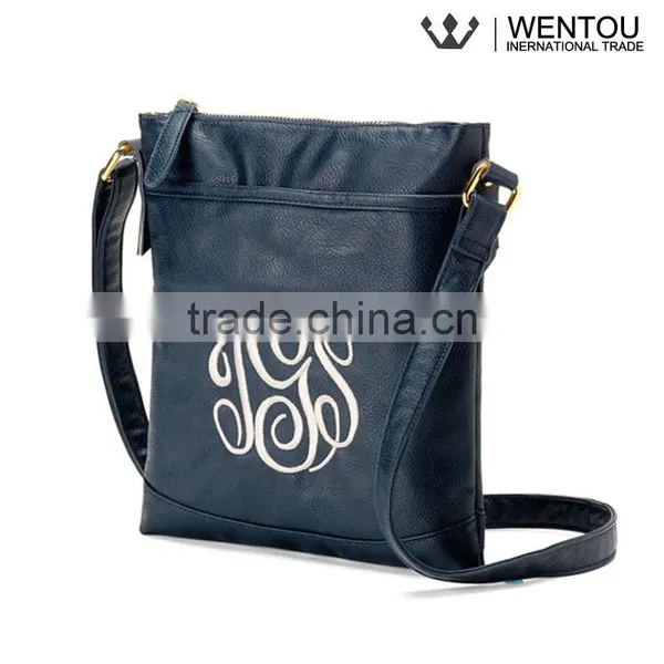 Fashion Long Strap Monogrammed Crossbody Bag photo-4
