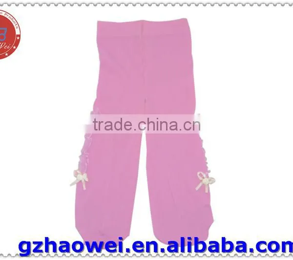 Plain Color Lace Baby Girl Dance Tights photo-3