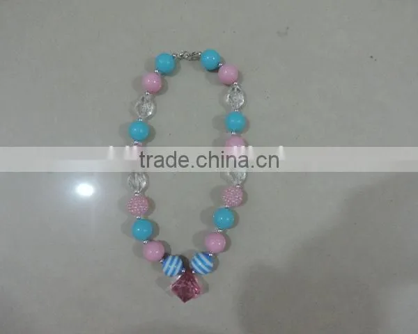 Baby Girl Summer Necklaces Round Pearl Jewelry Star Kids Clothing Accessories 2016 Wholesale Children Clothes Decor photo-3