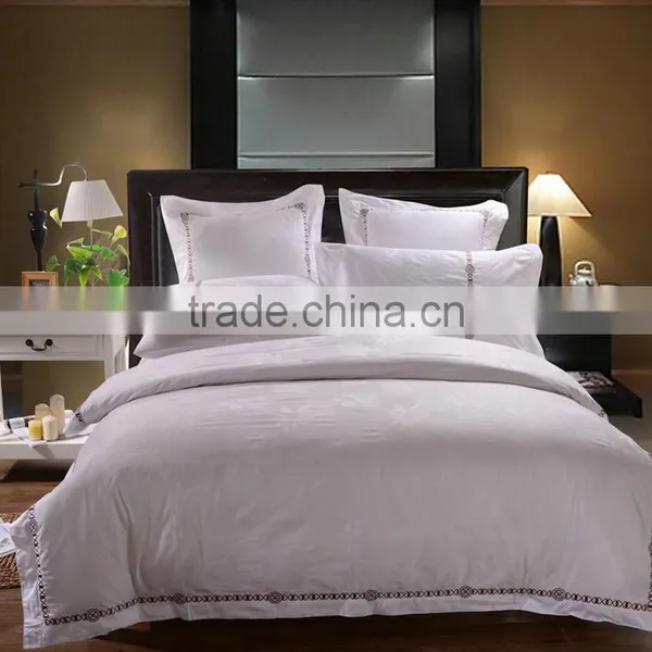 100% Cotton Plain White Bedding Set for Balfour Hotel photo-5