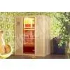 German Home 3 Person Infrared Sauna Cabin With Ceramic Heater