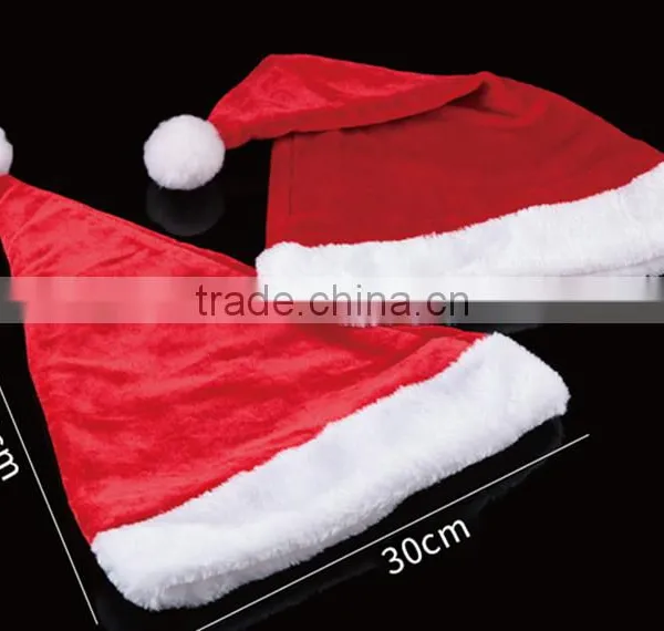 High Quality Velvet Santa Claus Christmas Hat photo-3