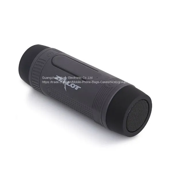 S1 Outdoor 4000mAh Power Bank Bicycle Portable Subwoofer Bass Speaker LED Light +Bike Mount+Carabine photo-2