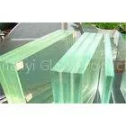 Storm Proof Laminated Safety Glass Flat , SGP Film Toughened Glass